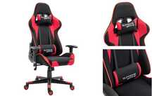 Fotel Gamingowy PlayMaker Black/Red Tkanina