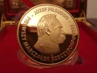 Józef PIŁSUDSKI 100 lat odzyskania niepodległości 2018 medal