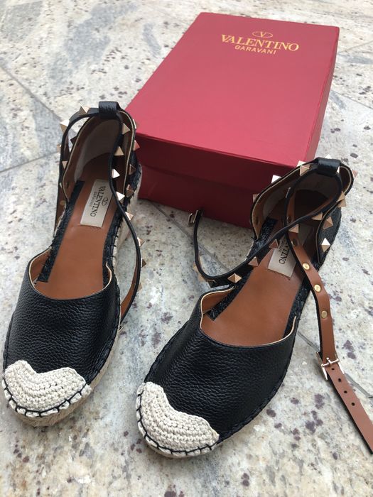 Valentino espadryle na koturnie 37
