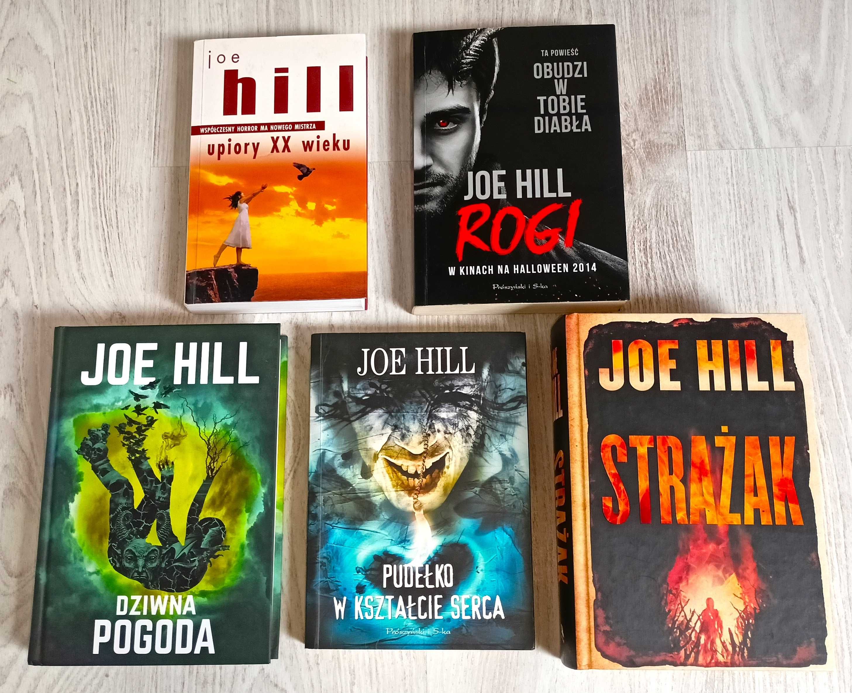 Joe Hill Pudełko w kształcie serca Upiory XX wieku Rogi Dziwna pogoda