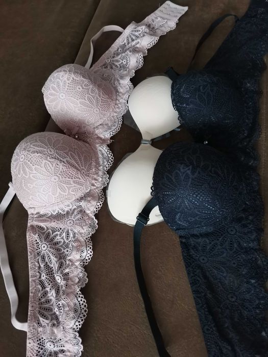 Бюстгальтер пуш-ап з мереживом. Ажурні трусики.+невеличкий ПОДАРУНОК!