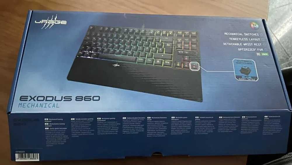 Teclado Mecânico uRage Exodus 860 – Blue Switch + Keypuller | NOVO!