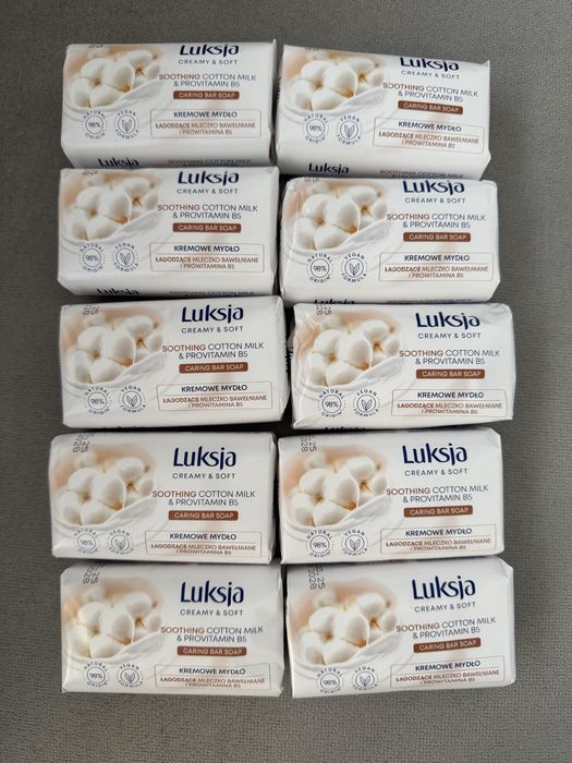 10 sztuk mydło w kostce Luksja łagodzące