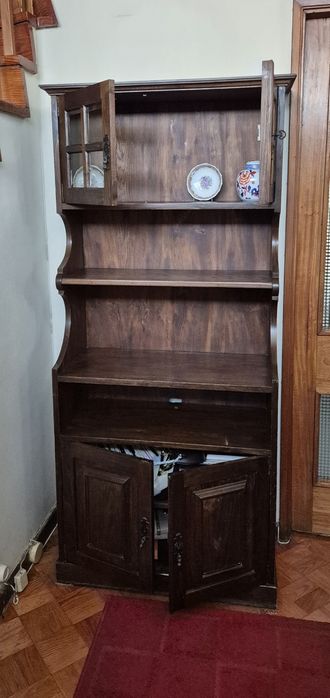 Aparedor alto em madeira - antigo