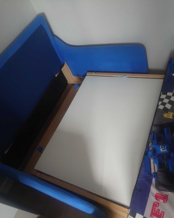Sofa z funkcją spania 115 cm tapczan dziecięcy