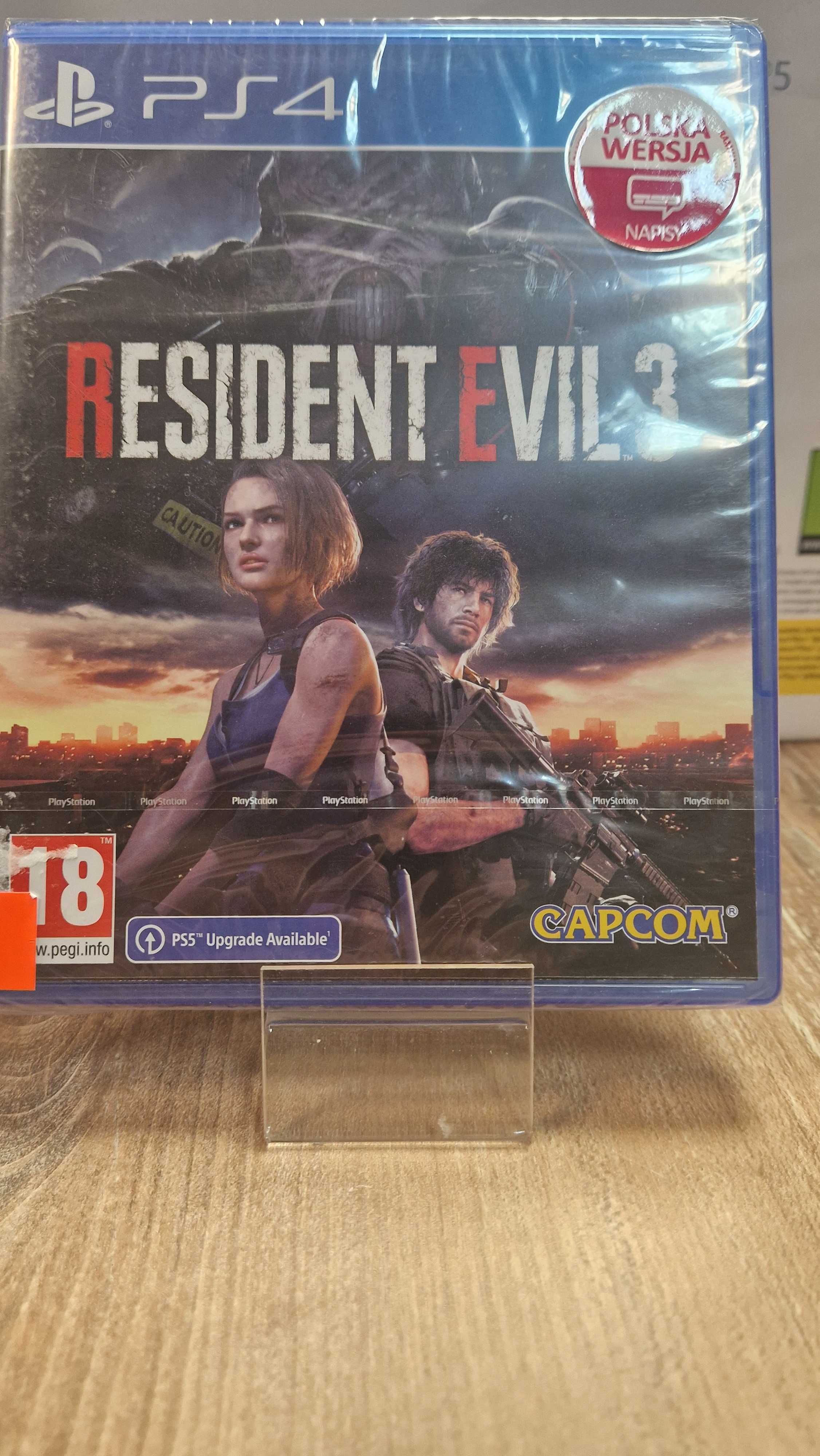 Resident Evil 3 Sony PlayStation 4 PS4 PS5 PL Nowa Folia SklepRetroWWA