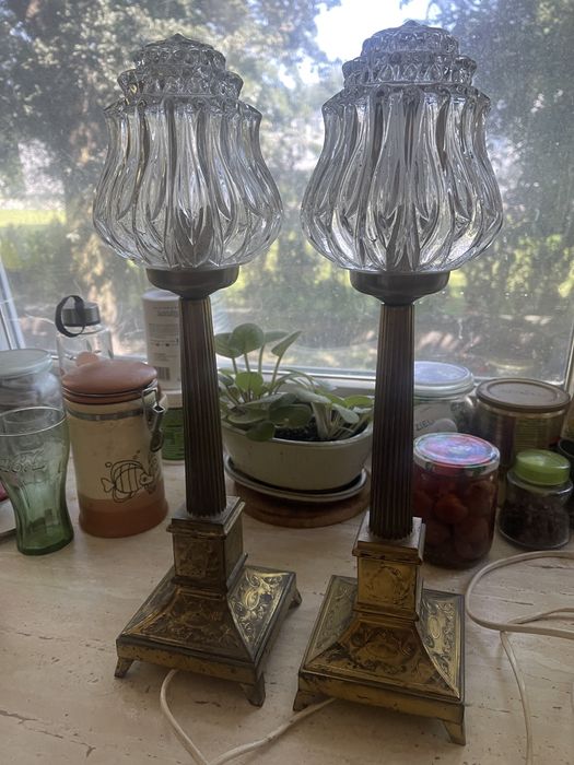 Lampy kolumnowe figuralne lat 50/60 XX wieku