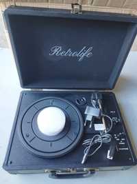 Gramofon Retrolife z Bluetooth nowy