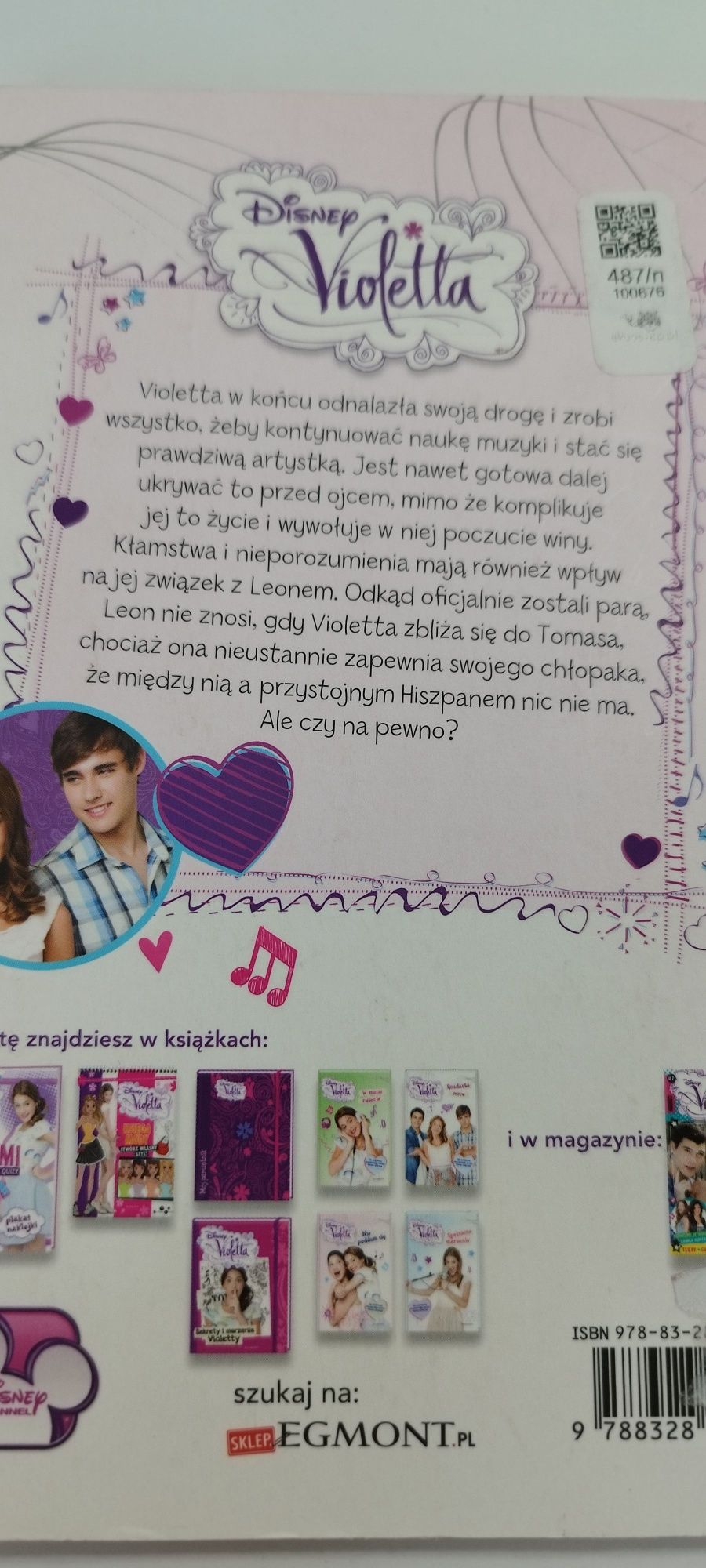 2 książki z serii Violetta, Na podstawie serialu Disney Channel