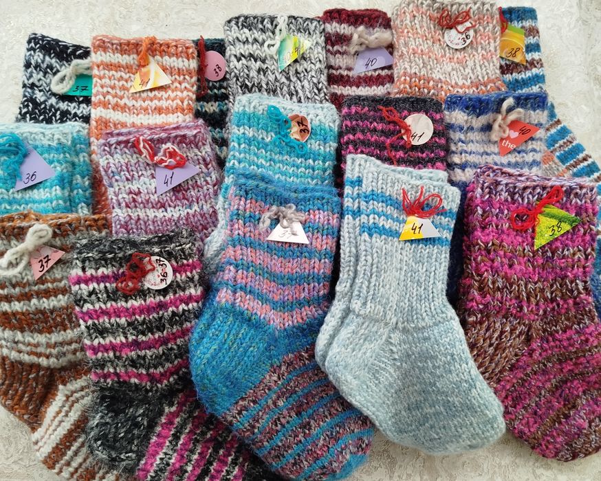 носки теплые ручная работа