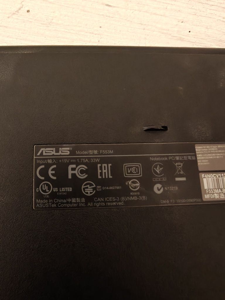 R Asus f553m без зарядки