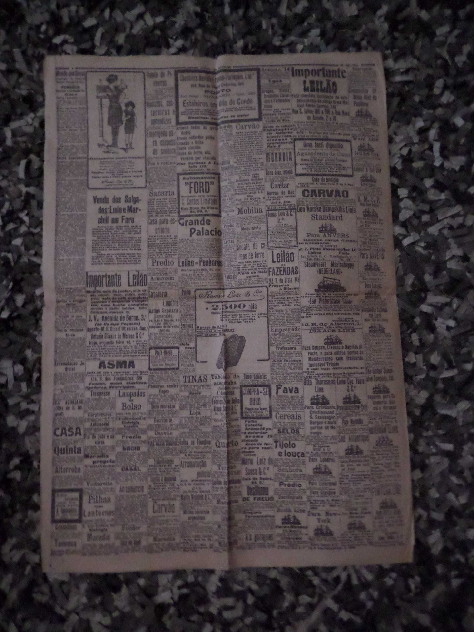 Jornal Diário de Noticias de 1919