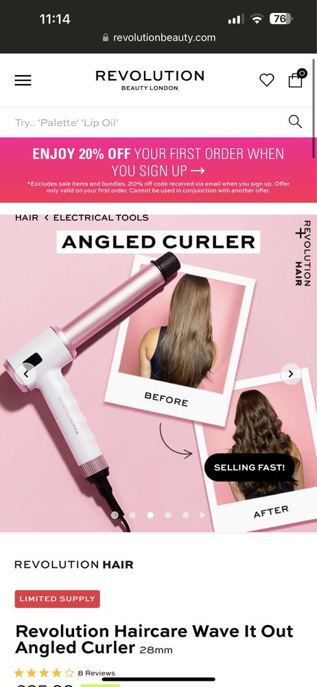 Revolution hair wave it out