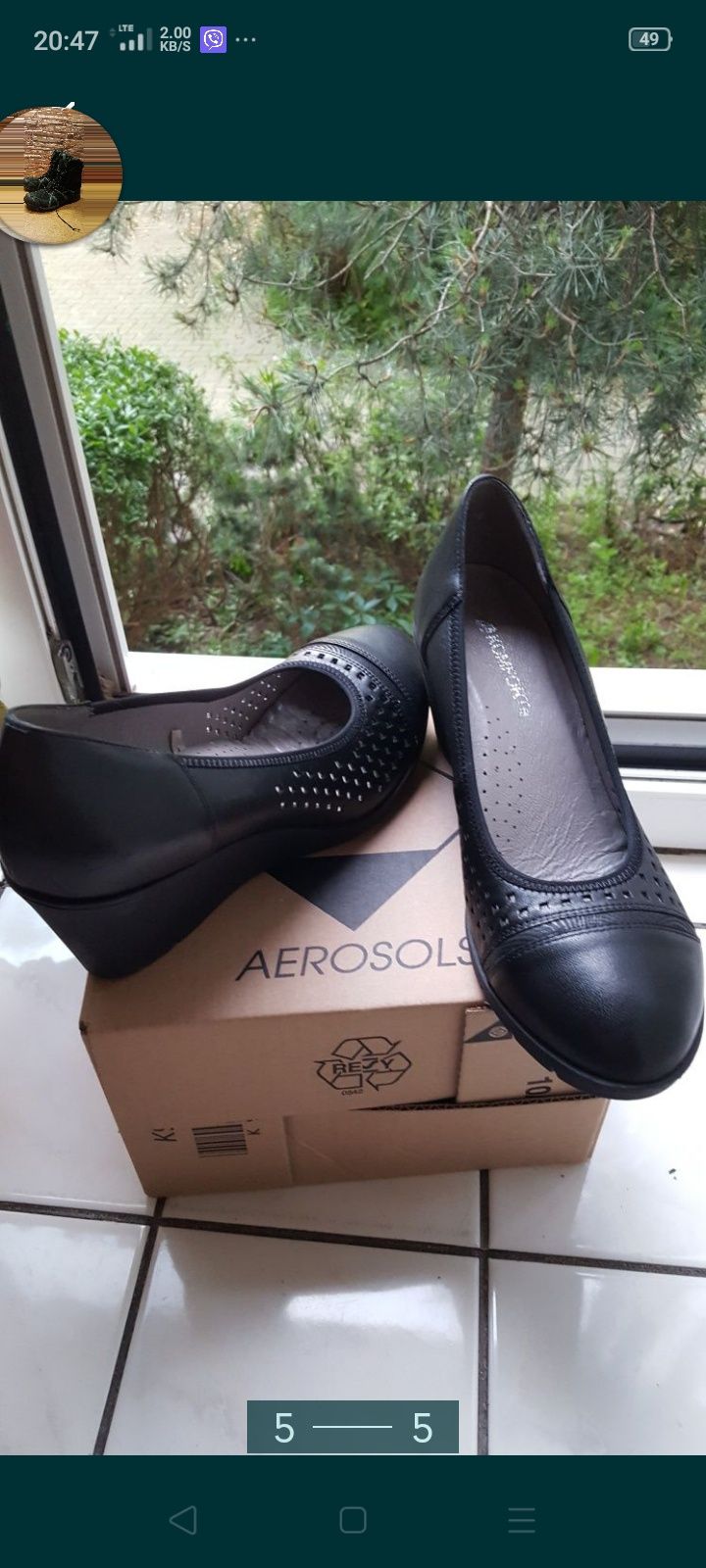 Komfort . Nowe  buty damskie skórzane . Rozmiar 38