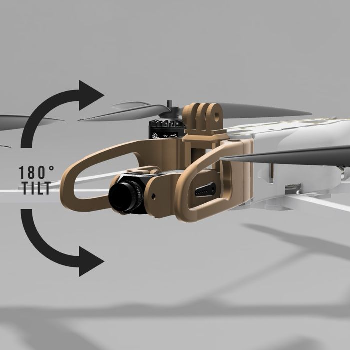 Захист стеку, серво камери і тримачі антен xt60 fpv mark4 v2 10 дюймів