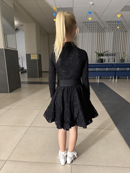 Тренувальна форма Бальні танці Danceme купальник і спідниця, 32 розмір