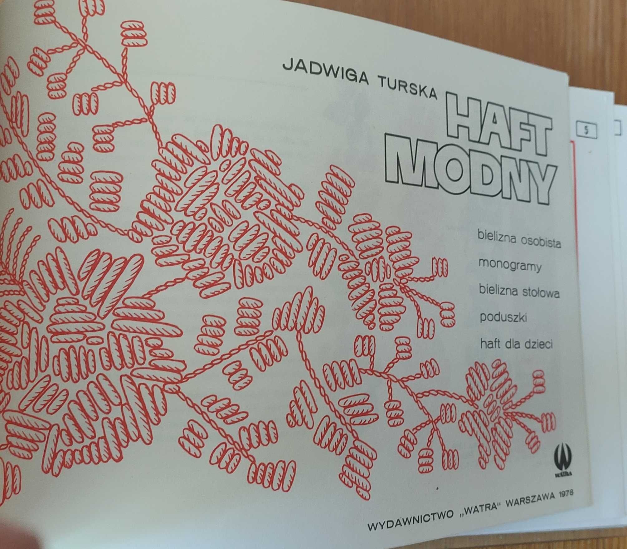 Книга по вышиванию Jadwiga Turska Haft Modny , 1978г, новая.