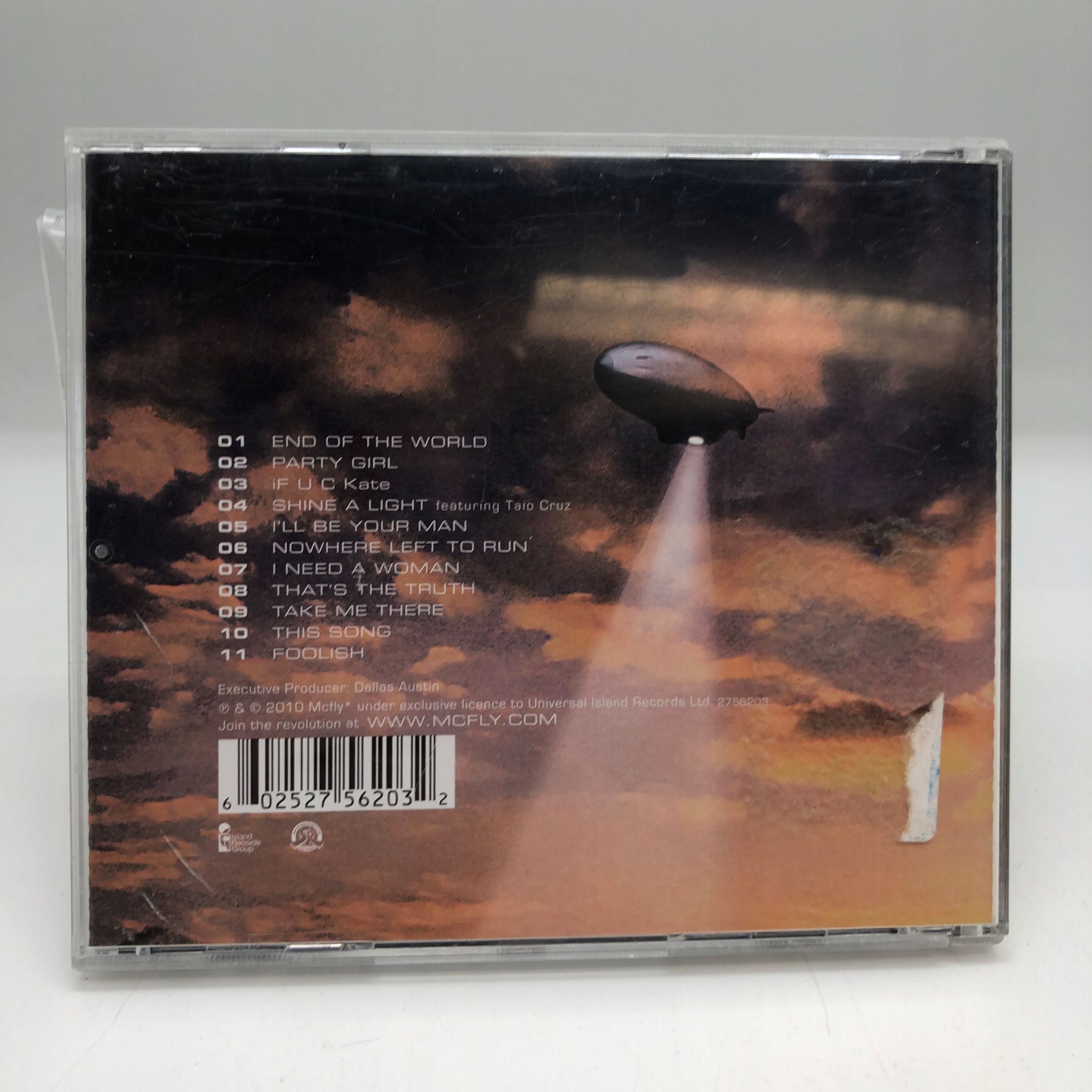cd - mcfly - above the noise