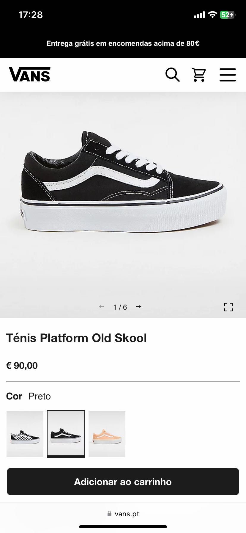 Tenis Vans old Skool Novo