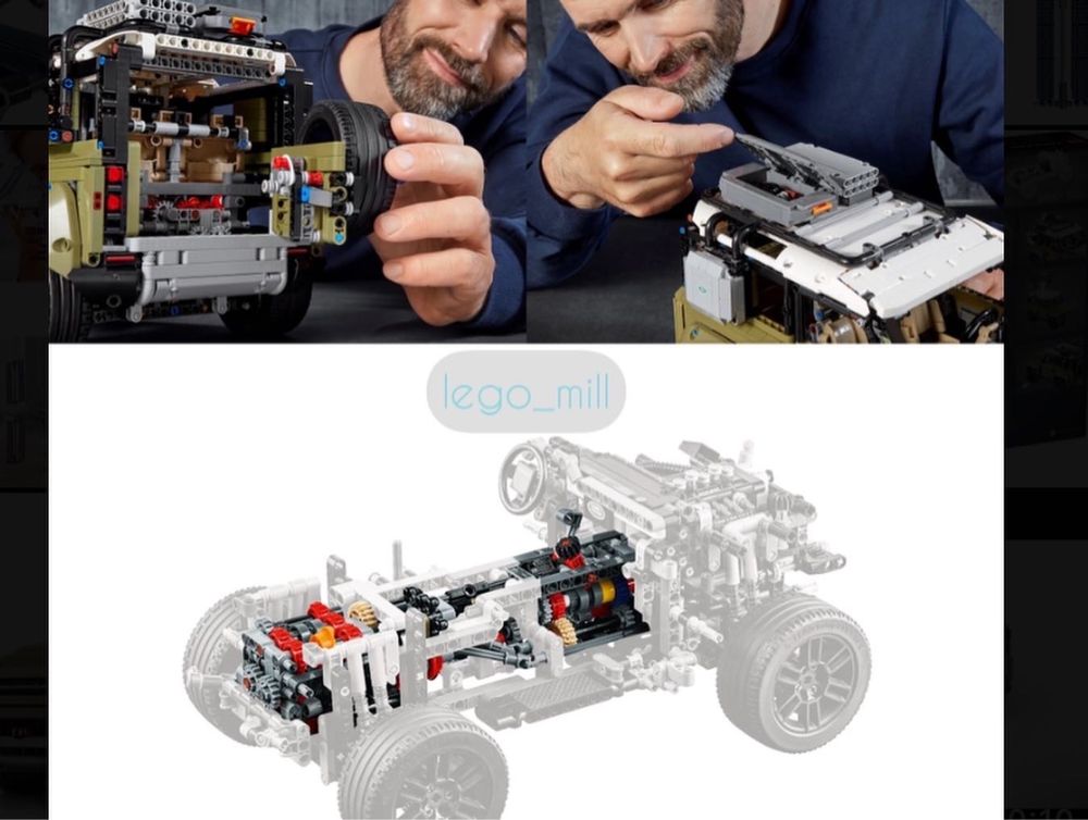 LEGO конструктор  конструктор lego Land Rover Defender лего 42110