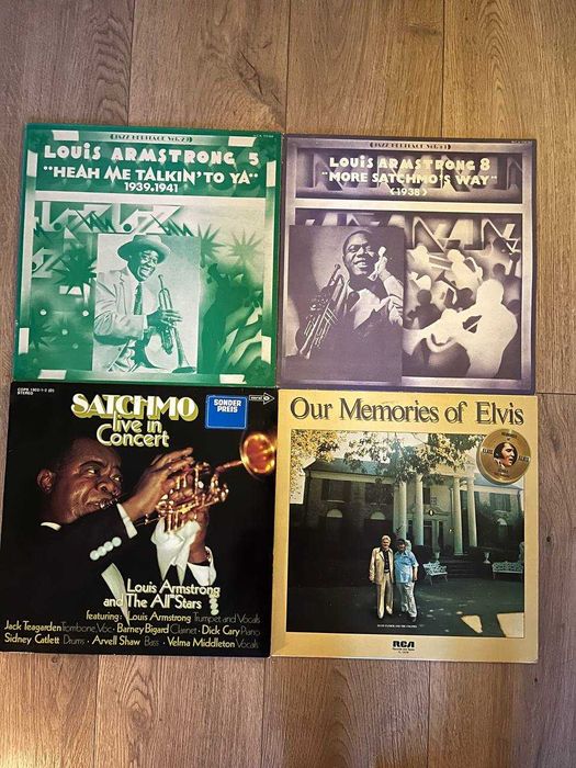 Вінілові платівки джаз. Виниловые пластинки Armstrong (400-600 грн)