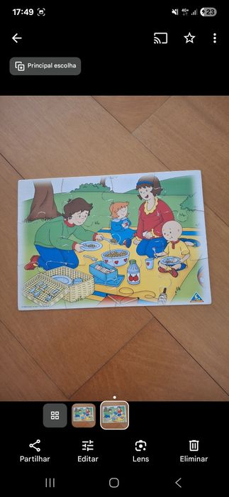 Puzzle do Ruca - Peças em madeira