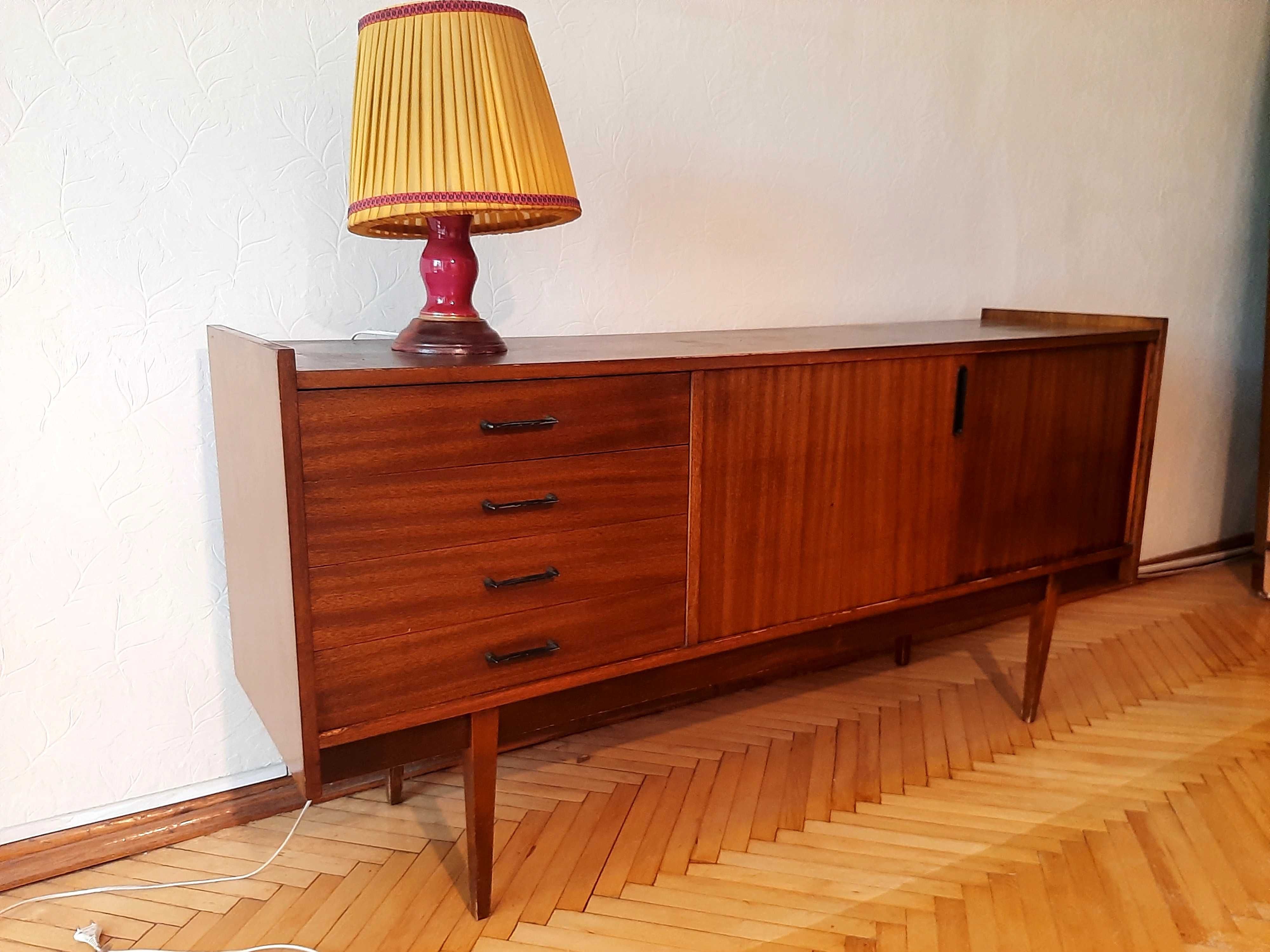 Komoda Prl Trzcianecka Fabryka Mebli lata 60