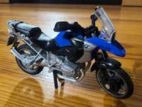 Motocykl BMW R1200 GS SIKU Model 1047 Germany niebieski motor super