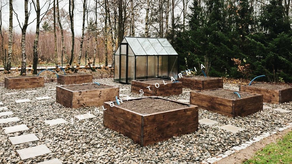 Podwyższone grządki gr. 4,5cm! Warzywnik, inspekt. PREMIUM! WYSYŁKA!