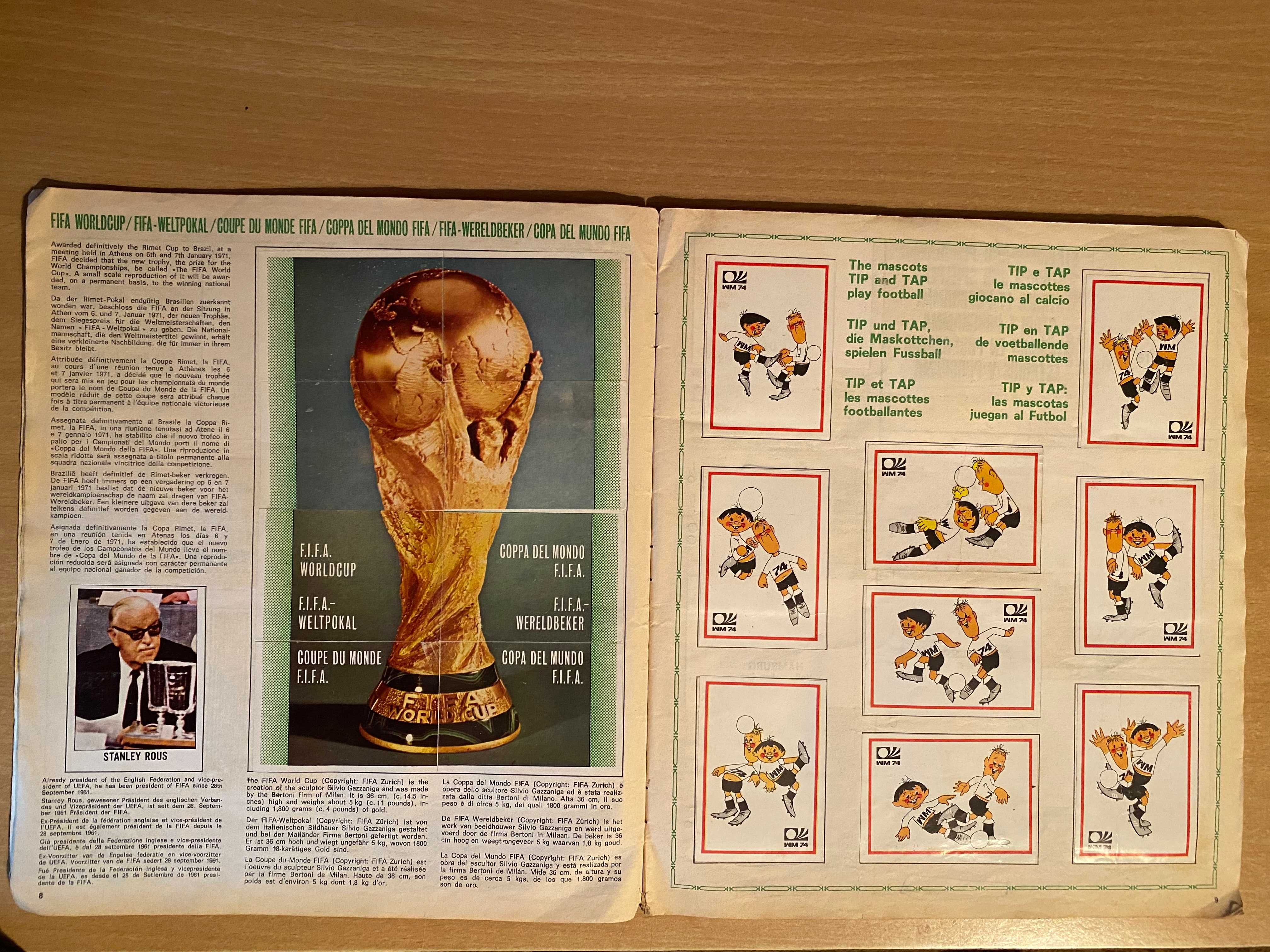 FIFA World Cup München 1974 - album PANINI [naklejonych 400/400]