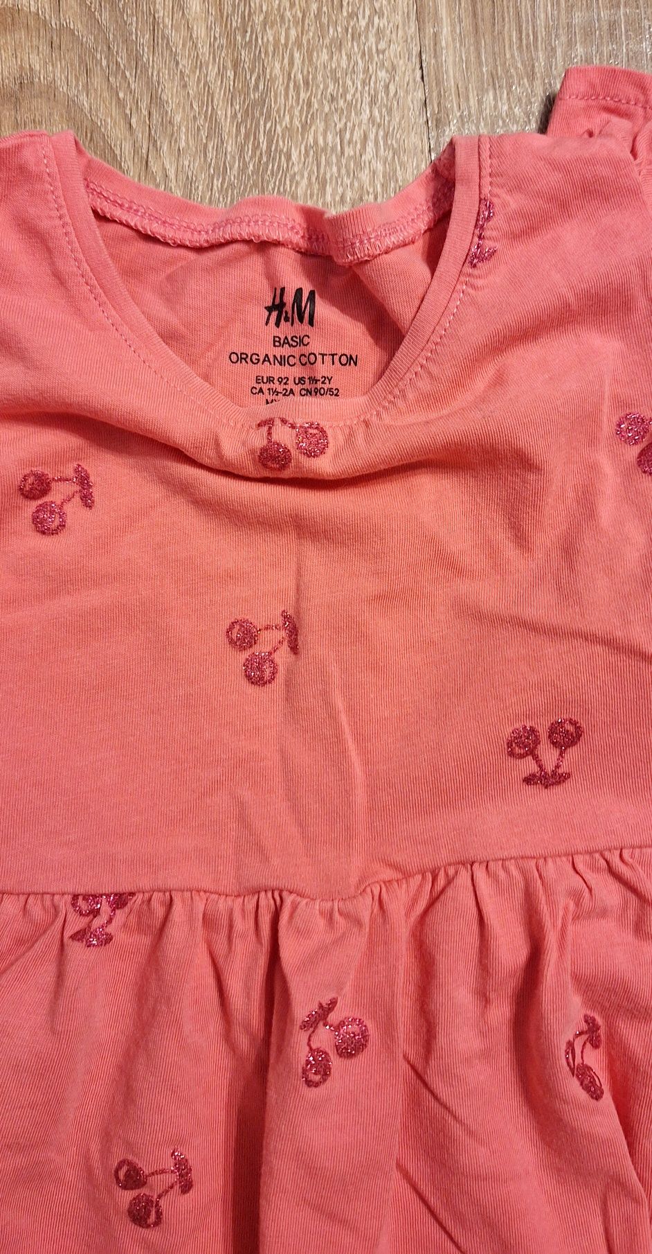 Letnie sukienki H&M r.92, 2 szt.