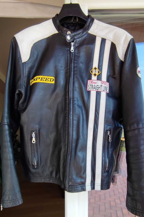 Kurtka skórzana 100% leather  r. M