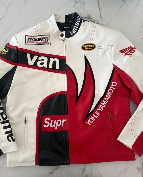Supreme x Yohji Yamamoto x Vanson Leather Split Jacket