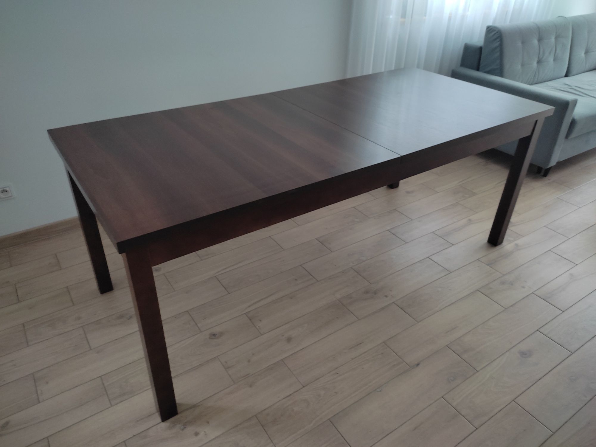 Duży stół ciemny orzech ciemny brąz 10 os