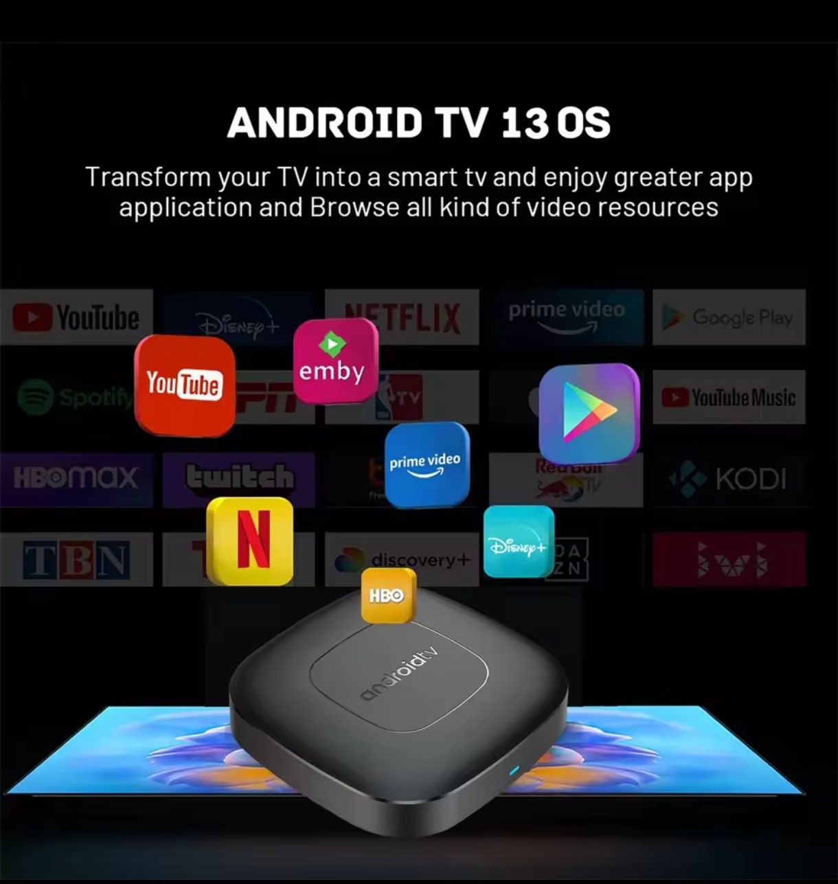 Box android tv - android 13.0