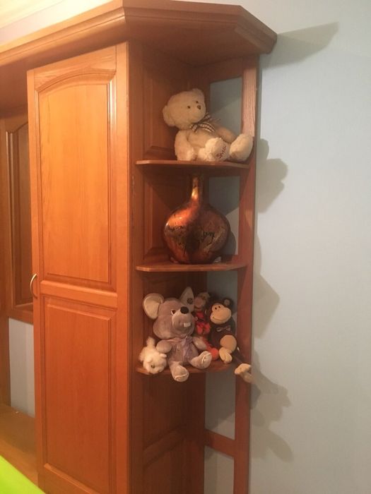 Шкаф, зеркало, туалетный столик, полка, ящики