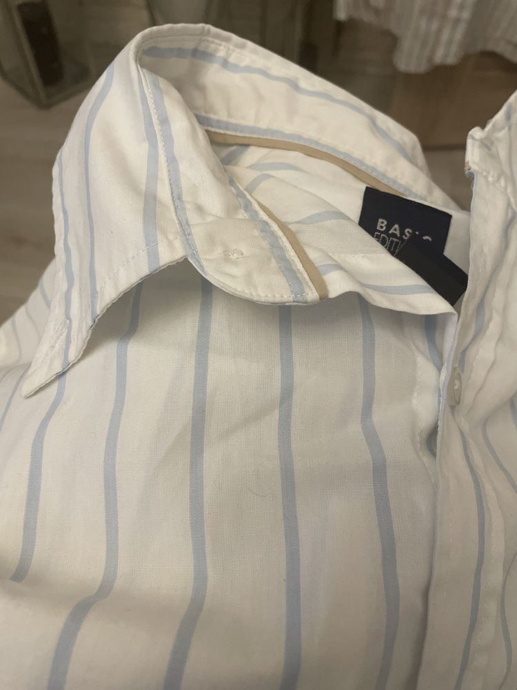 Duza koszula w paseczki niebieskie Xl/XXl-10zl