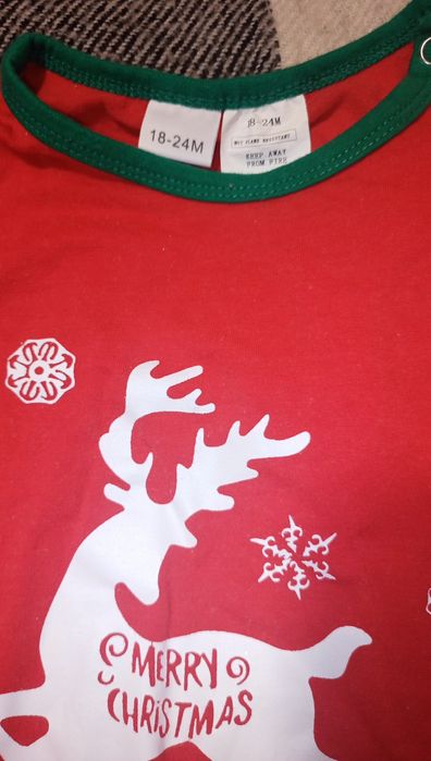 kombinezon pajacyk niemowlęcy ok.92 świąteczny