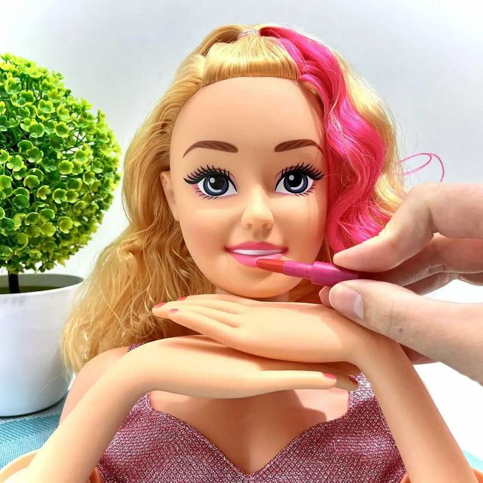 Лялька манекен DefaLucy голова для зачісок та макіяжу (8804) Розд/Дроп