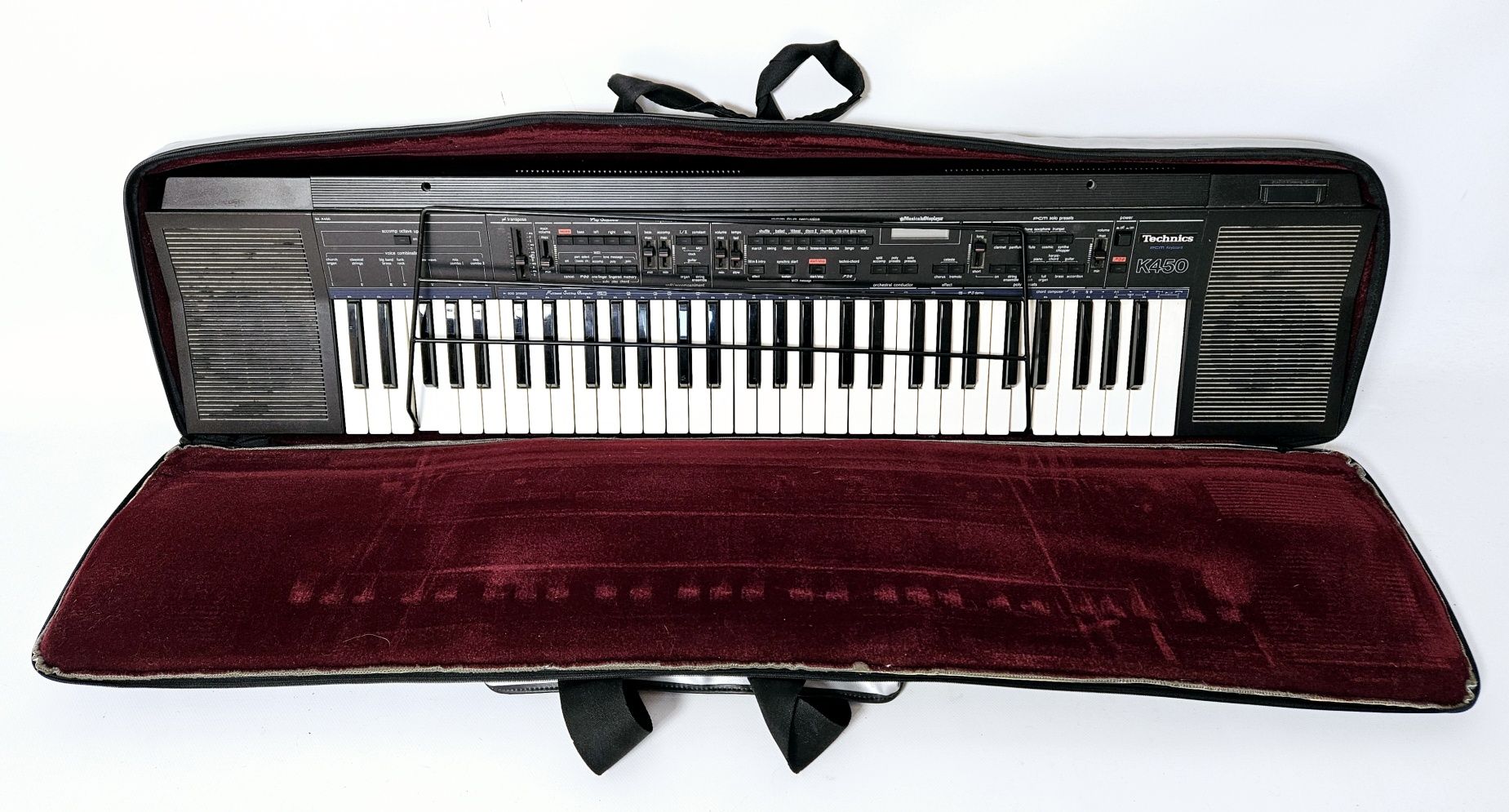 Keyboard Technics K450 + Case, Vintage 1986