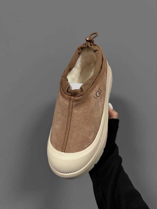Угги UGG Tasman Waether Hybrid Slipper Beige / уггі Тасман Везер бежев