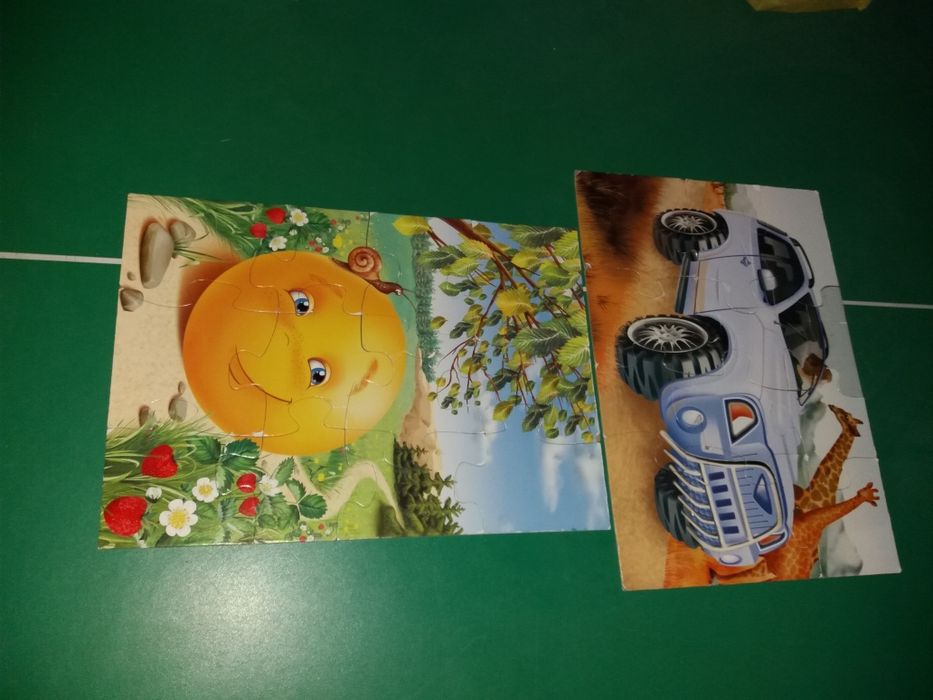 Пазлы 2 в 1 для малышв