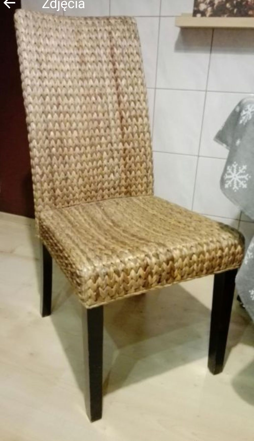 Krzesło IKEA bambus