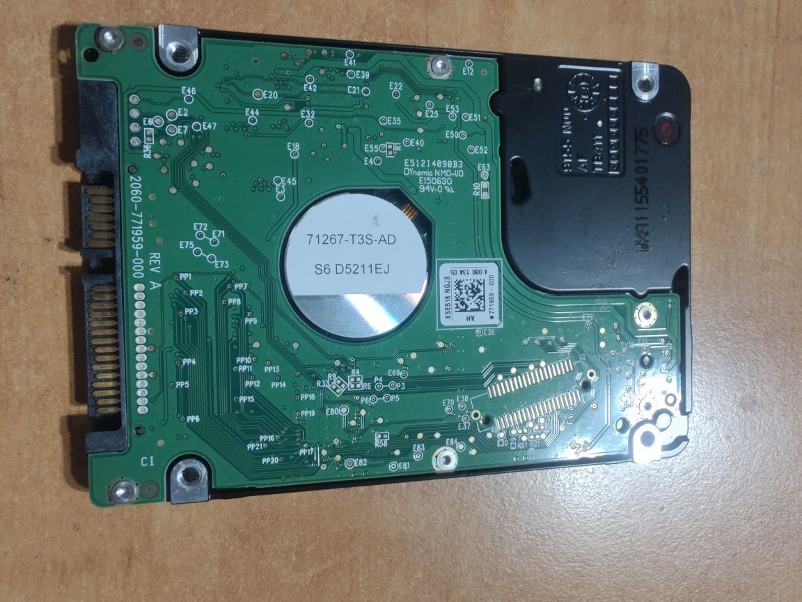 Dysk do laptopa WD 500Gb WD5000LPVX 5,4K 8Mb Sata II 2,5 cala
