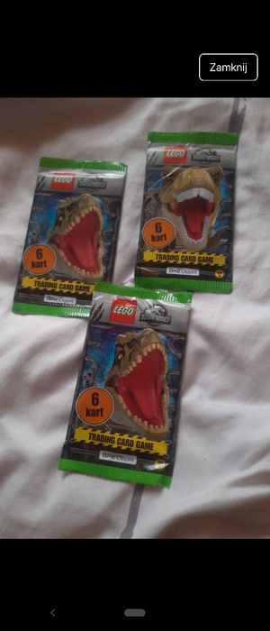 Karty LEGO jurassic world