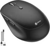 iclever md165 mysz bezprzewodowa, podwójny tryb bluetooth vv