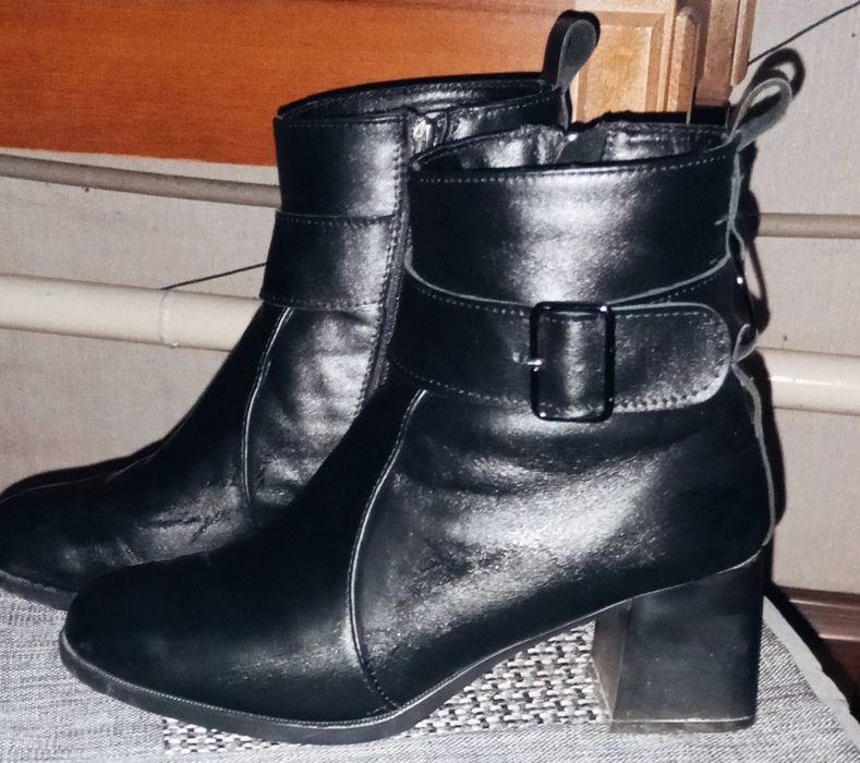 Шкіряні Жіночі сапожки