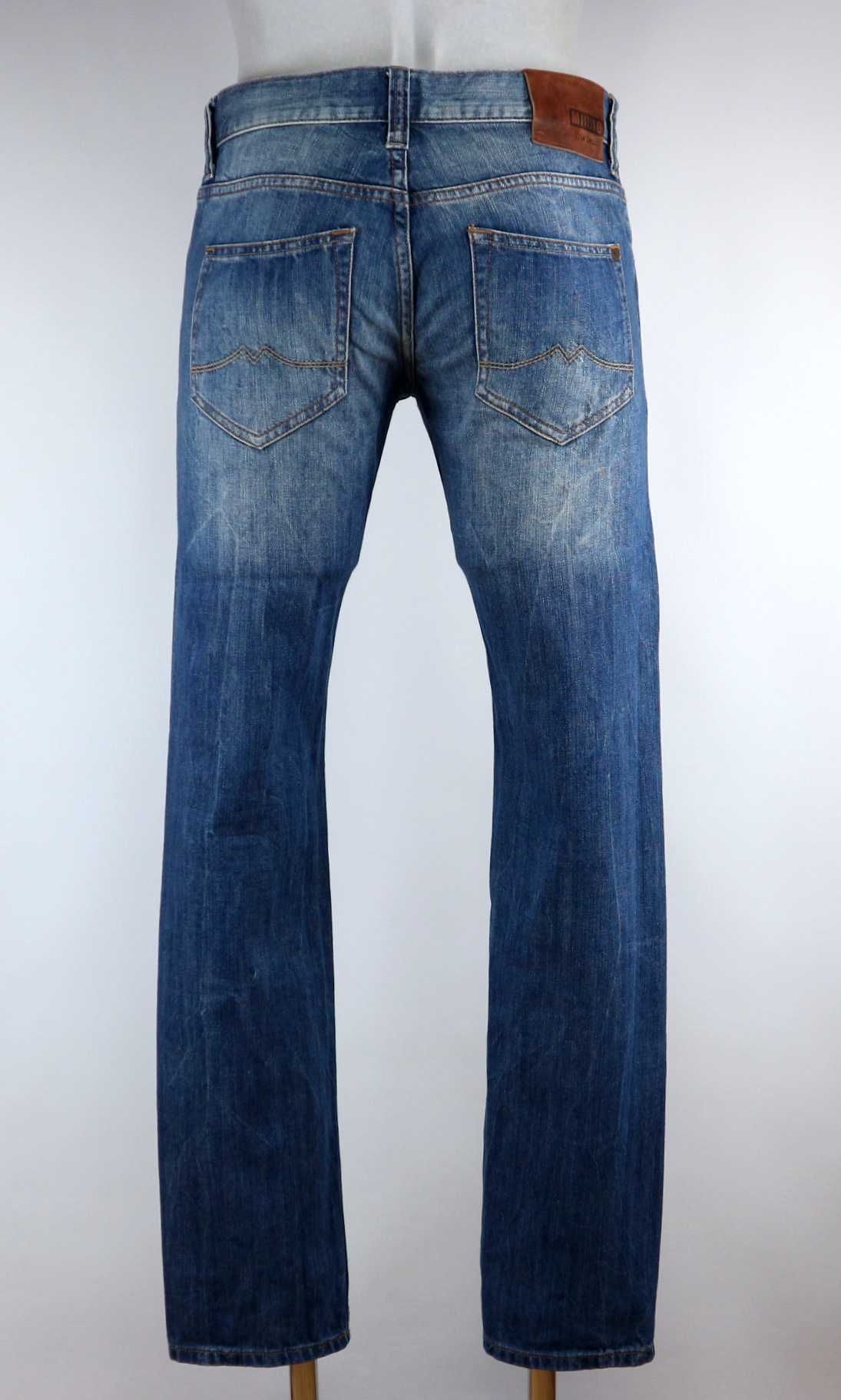 Mustang Oregon Tapered spodnie jeansy W30 L34 pas 2 x 42 cm