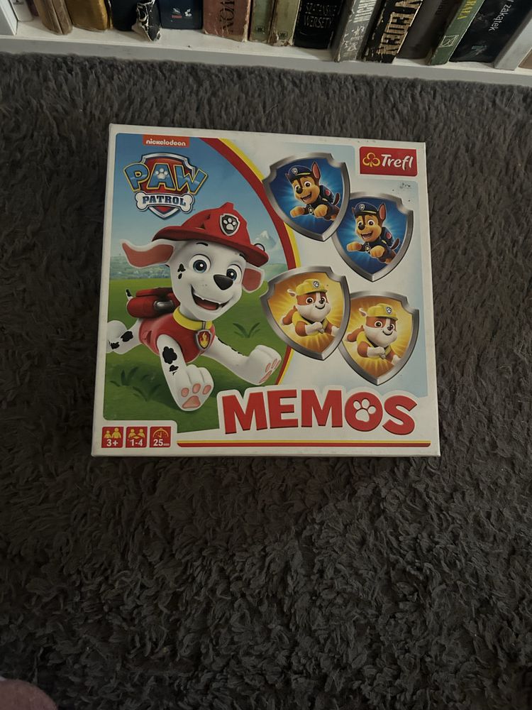 Paw Patrol psi patrol Memos gra