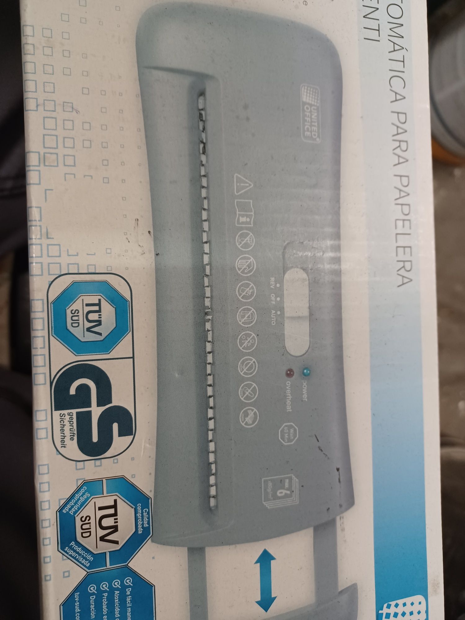 Destructor automatica papelera